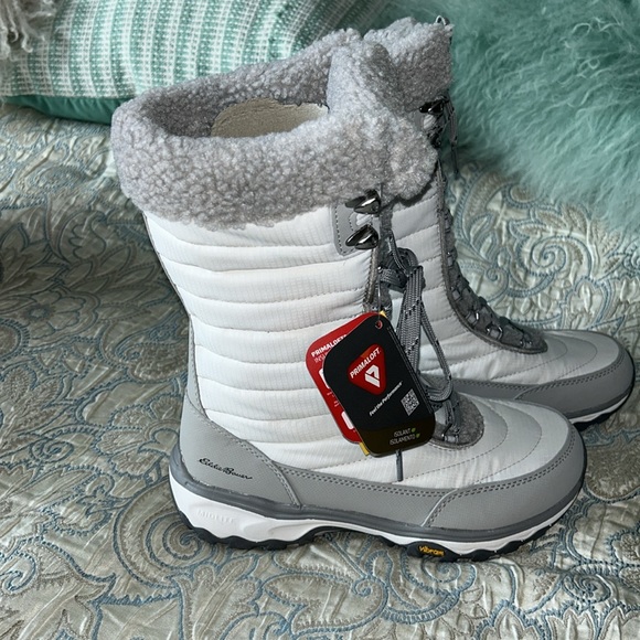 Eddie Bauer tall micro therm 3.0 snow boots size 8 new in box - Picture 4 of 10